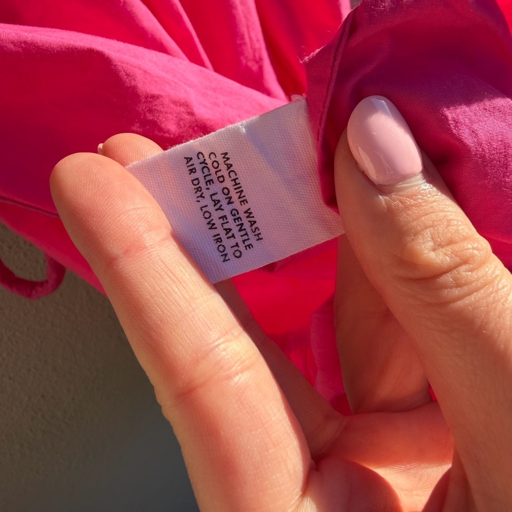 Apiece Apart Vibrant Pink Mini Dress - Picture 10 of 11